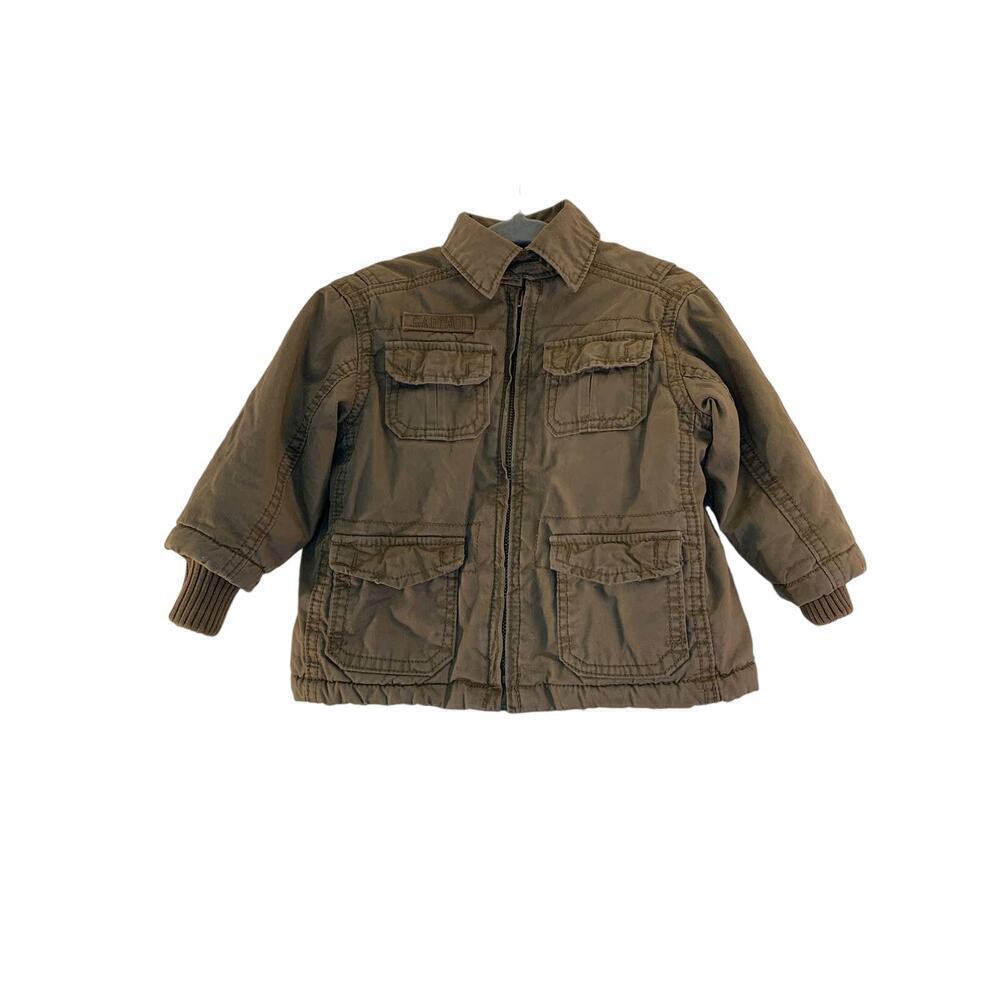 CHILDREN’S PLACE Boy’s Tan Cargo Jacket / Size: 6-9 Months